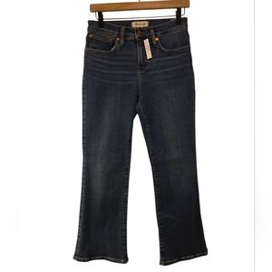 Madewell, NWT, Mid-Rise Kick Out Jeans, Stretch, Women's Sz 26 Petite, L- 35 Inc